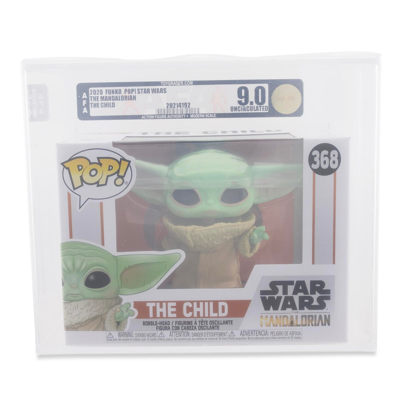 Star Wars The Mandalorian Funko POP | The Child | Rated AFA 9